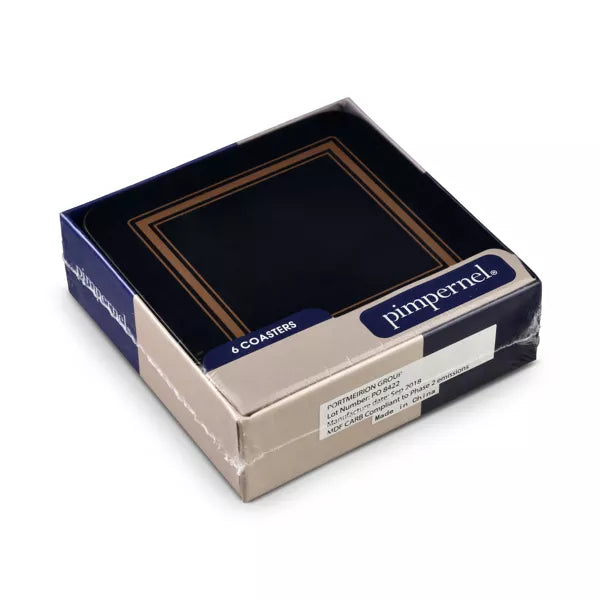 Pimpernel - Classic Black Cstrs S/6