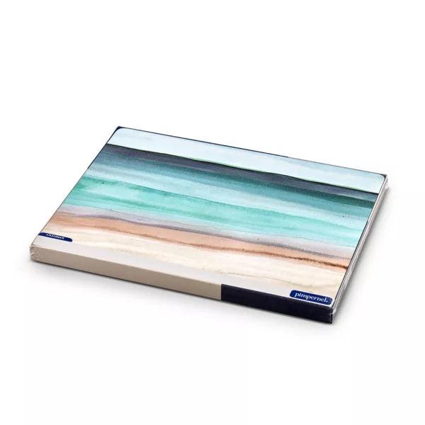 Pimpernel - Coastal Shore Set of 4 Placemats | 15.7 x 11.7 Inches