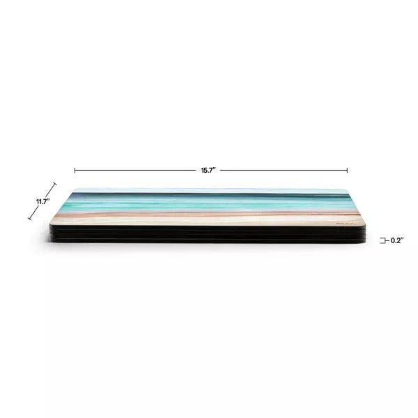 Pimpernel - Coastal Shore Set of 4 Placemats | 15.7 x 11.7 Inches