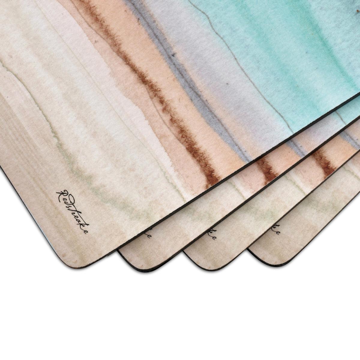 Pimpernel - Coastal Shore Set of 4 Placemats | 15.7 x 11.7 Inches