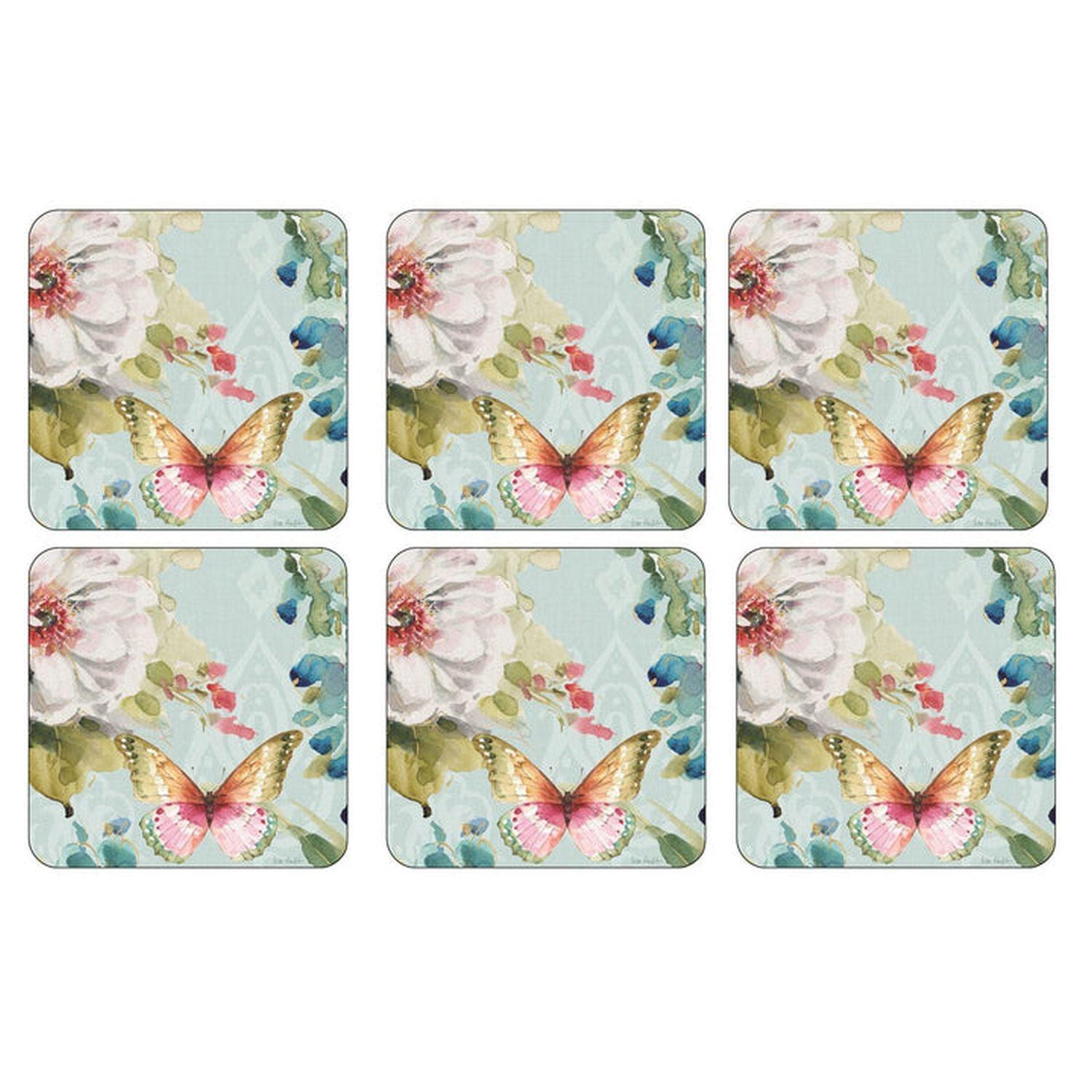 Pimpernel - Colorful Breeze Set of 6 Coasters  | 4 x 4 Inches