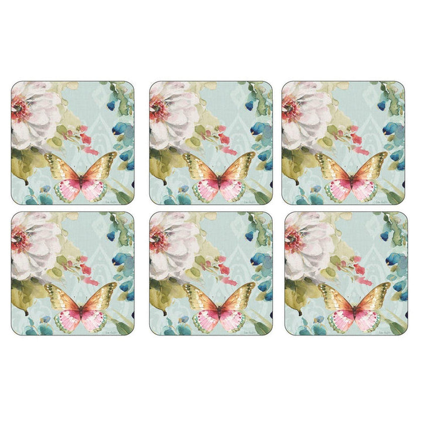 Pimpernel - Colorful Breeze Set of 6 Coasters  | 4 x 4 Inches