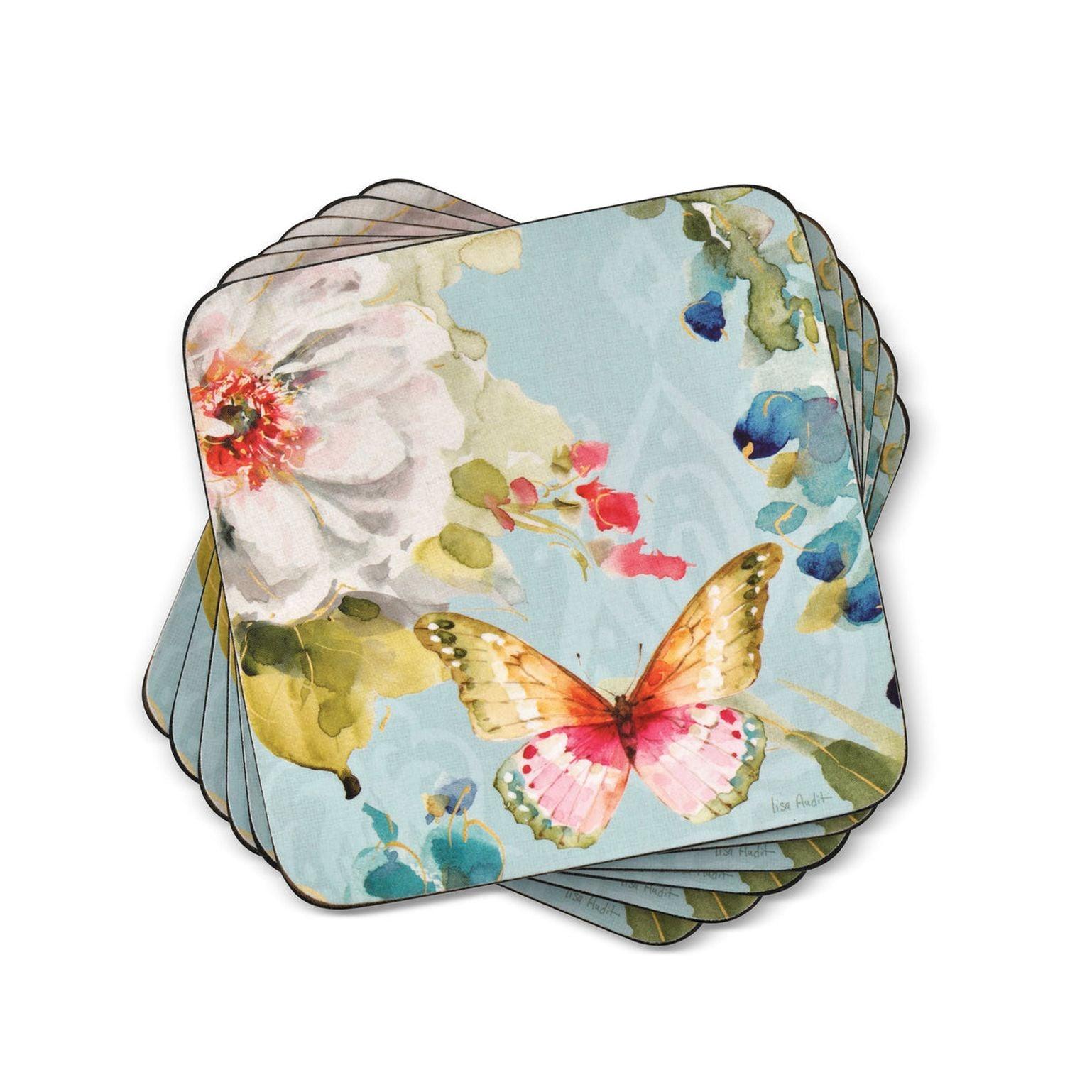 Pimpernel - Colorful Breeze Set of 6 Coasters  | 4 x 4 Inches