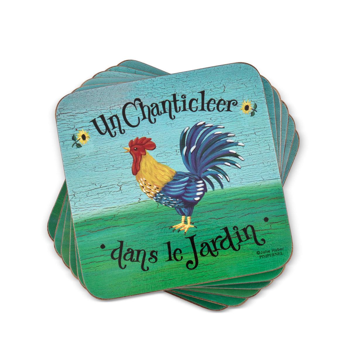 Pimpernel - Dans Le Jardin Set of 6 Coasters | 4 x 4 Inches