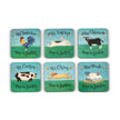 Pimpernel - Dans Le Jardin Set of 6 Coasters | 4 x 4 Inches