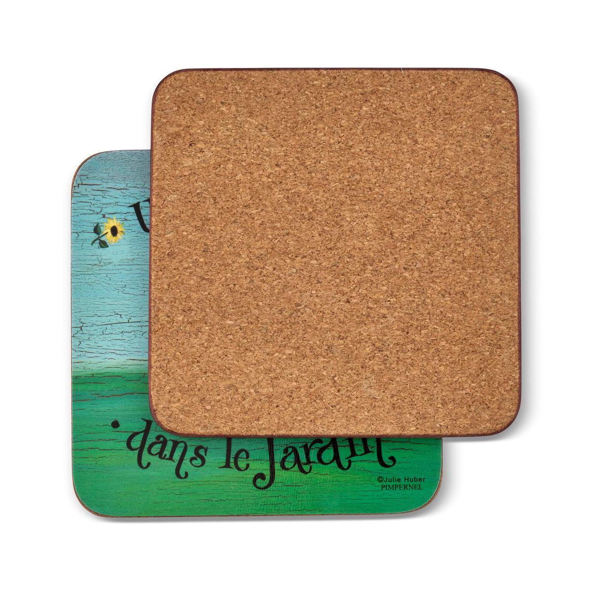 Pimpernel - Dans Le Jardin Set of 6 Coasters | 4 x 4 Inches