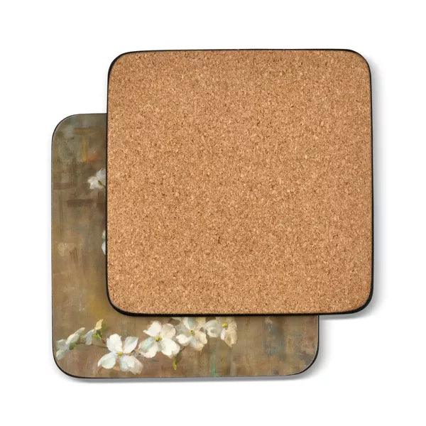 Pimpernel - Dogwood In Spring 6 Coasters | 4 x 4 Inches