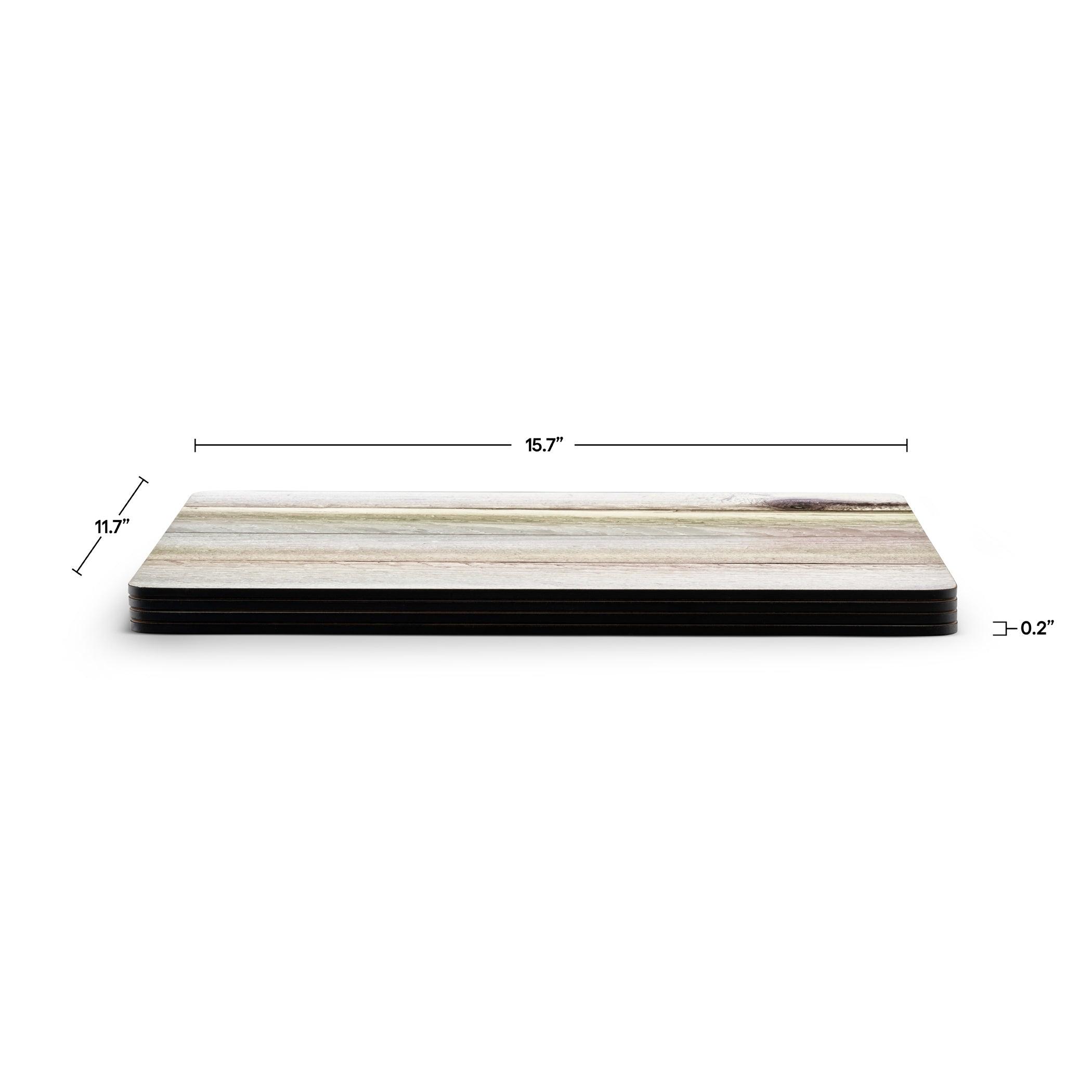 Pimpernel - Driftwood Set of 4 Placemats  | 15.7 x 11.7 Inches