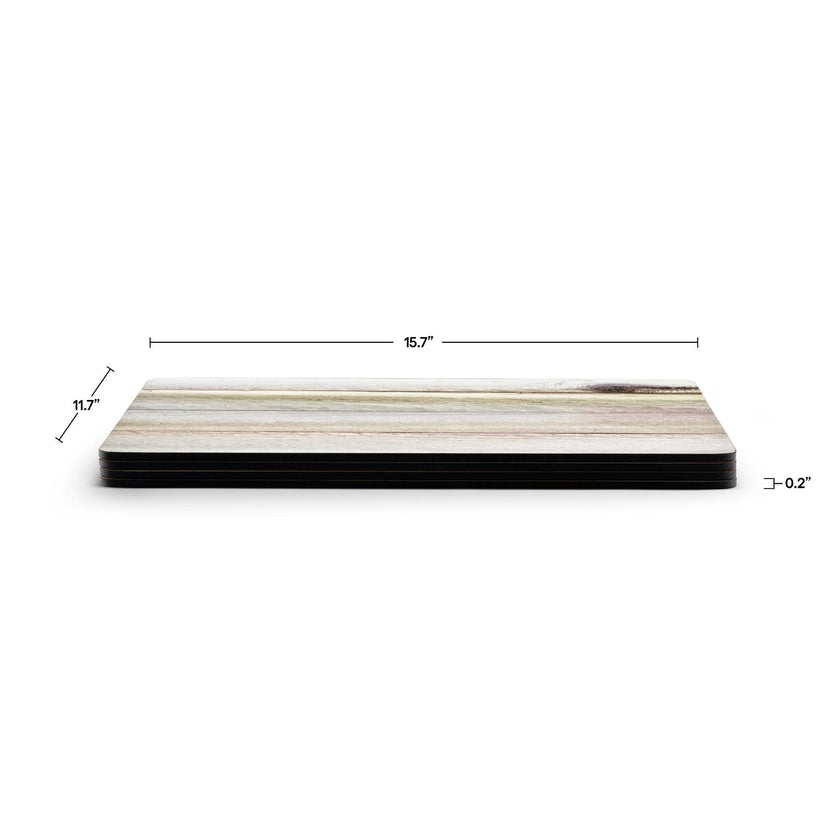 Pimpernel - Driftwood Set of 4 Placemats  | 15.7 x 11.7 Inches