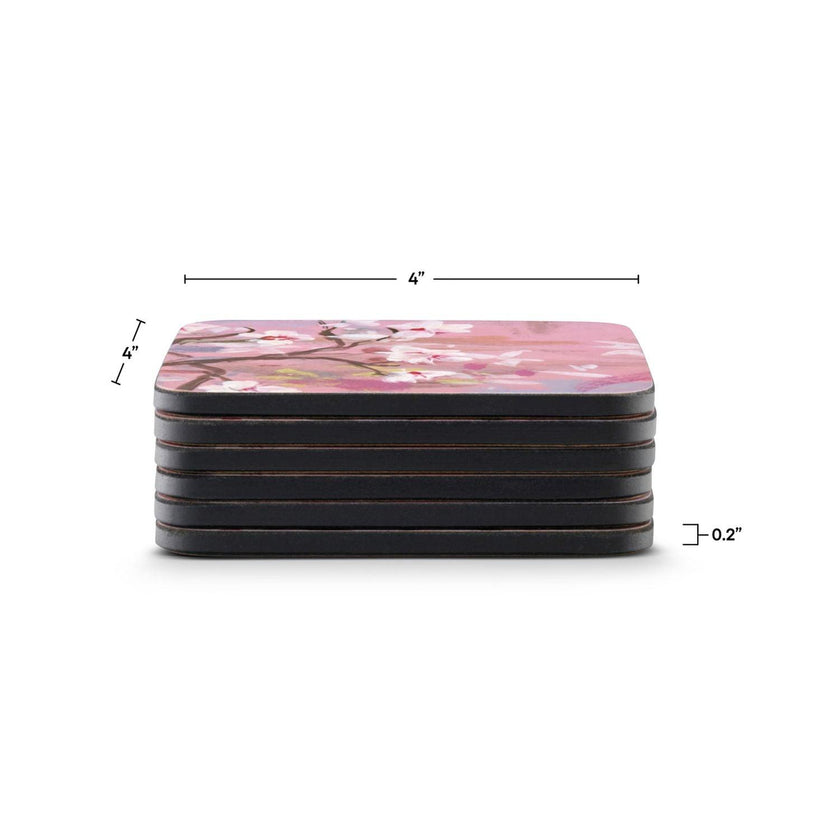 Pimpernel - Emerging I Set of 6 Coasters | 4 x 4 Inches