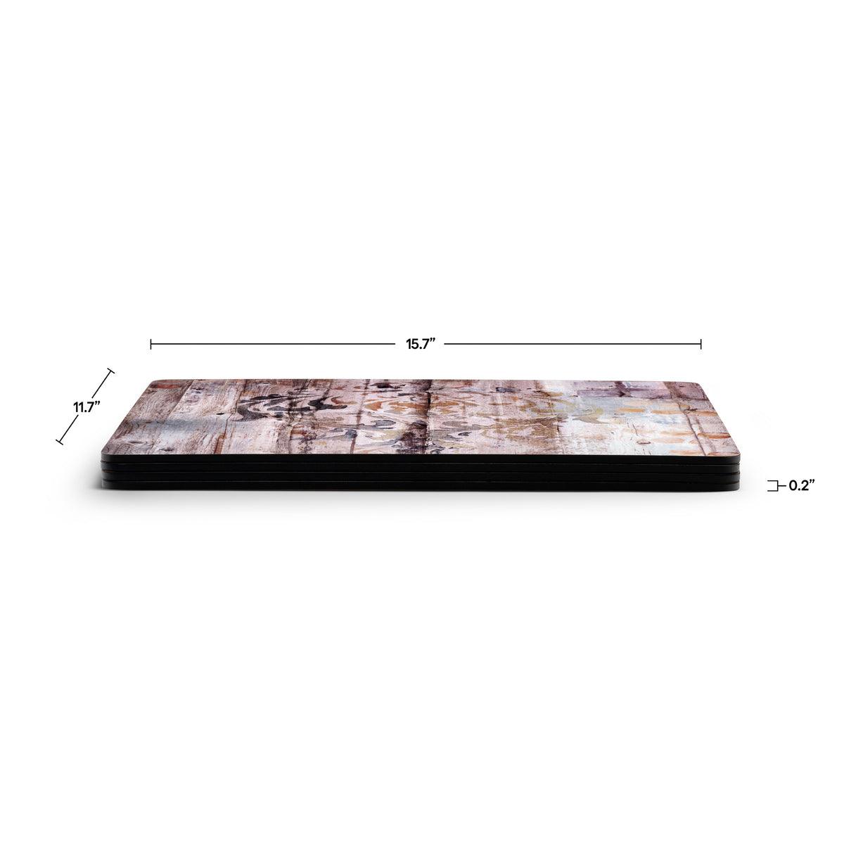 Pimpernel - Frozen in Time Set of 4 Placemats | 15.7 x 11.7 Inches