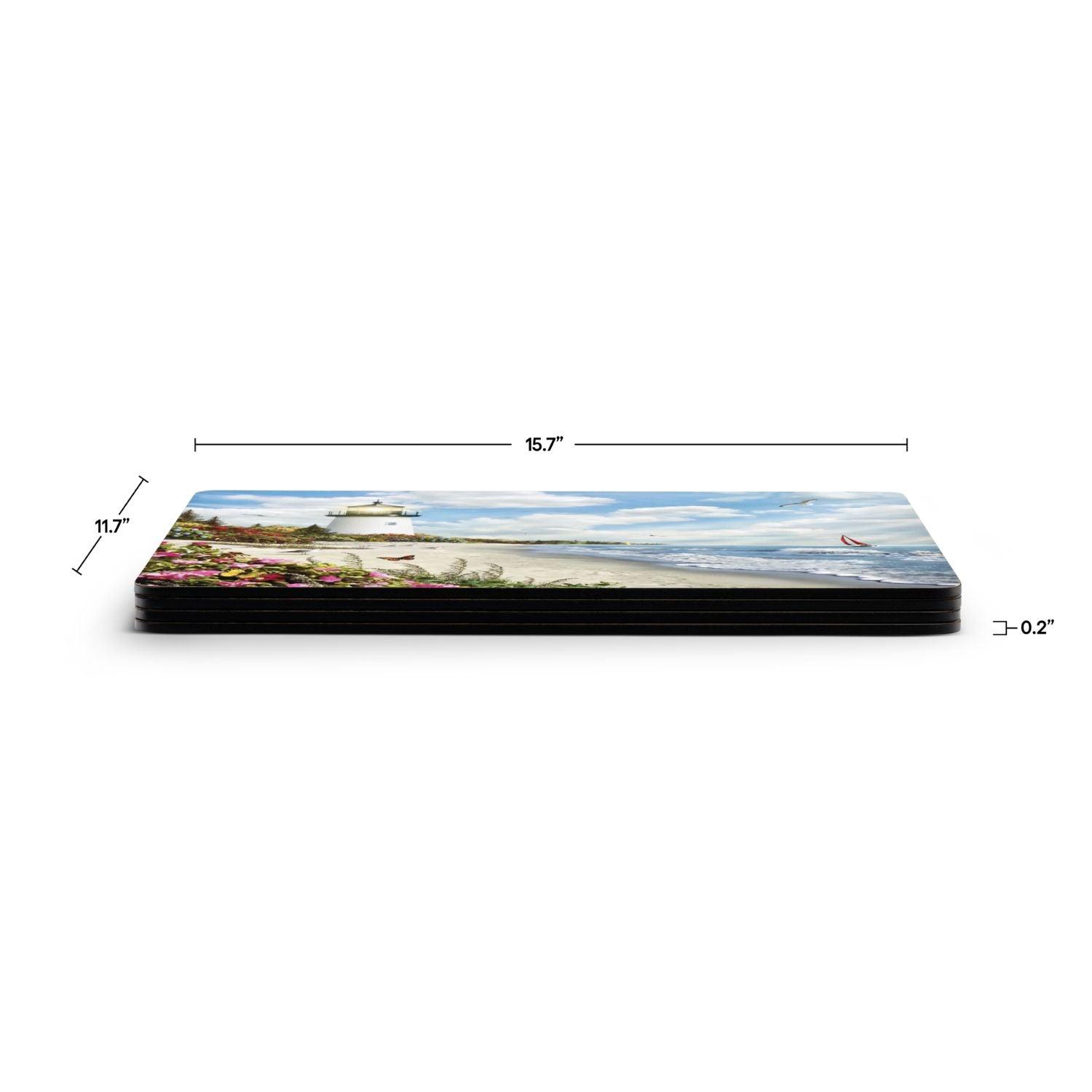 Pimpernel - Rays of Hope Large Set of 4 Placemats | 15.7 x 11.7 inches