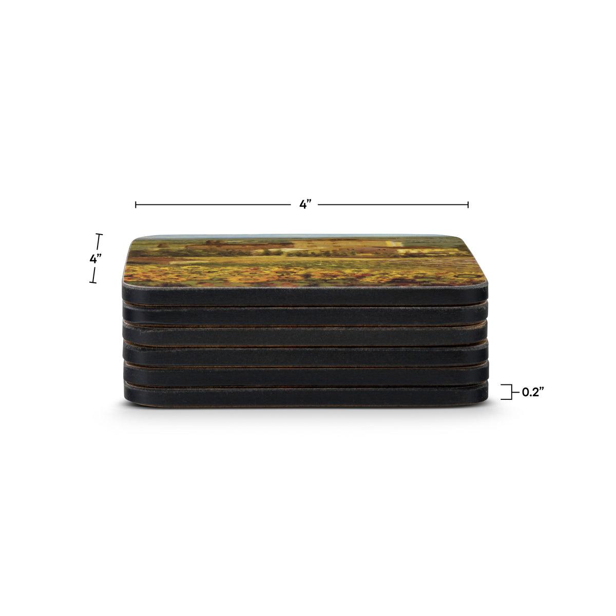 Pimpernel - Tuscany Set of 6 Coasters | 4 x 4 Inches