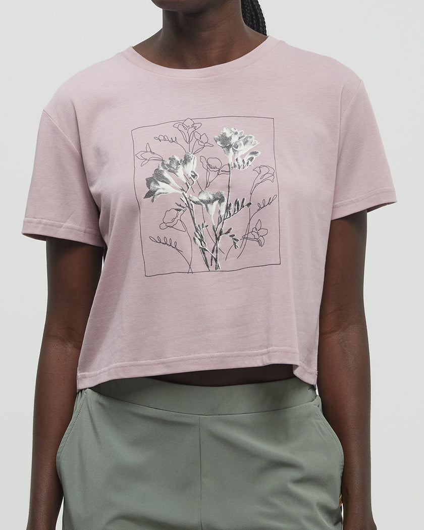 Floral Crop T-Shirt