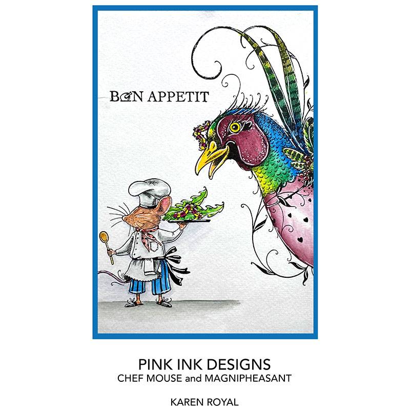 Pink Ink Designs Chef Mouse A7 Clear Stamp