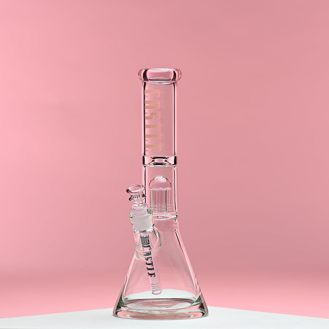 8 Arm (14″) Precision-Crafted Beaker Bong