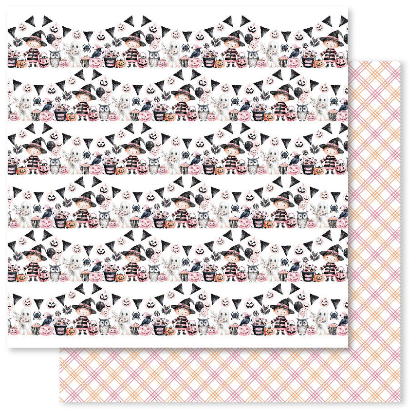 Pink Halloween D 12x12 Paper (12pc Bulk Pack) 32808