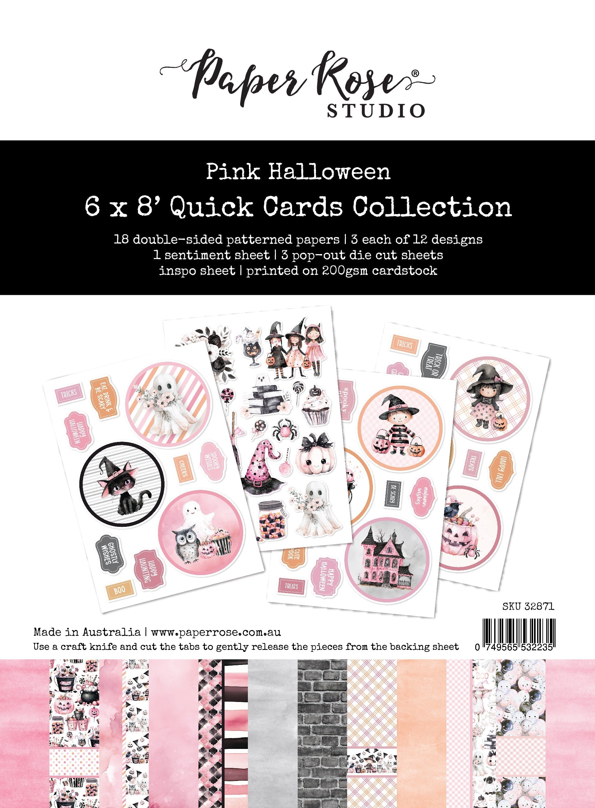 Pink Halloween 6x8