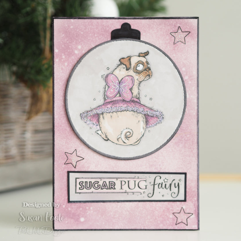 Pink Ink Designs Pawsome Pooch A5 Clear Stamp