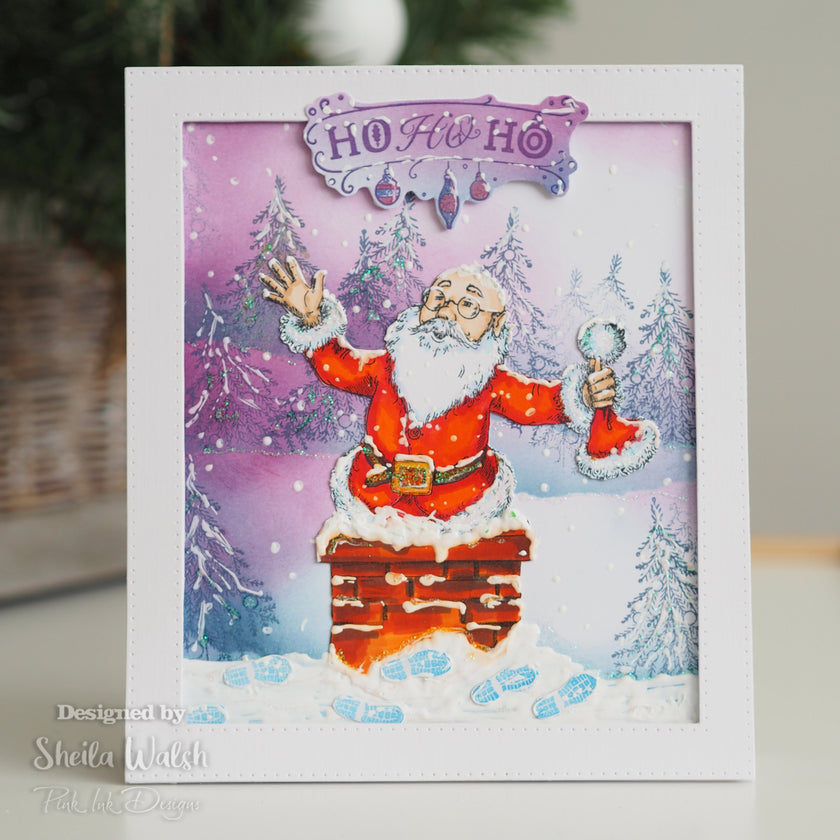 Pink Ink Designs Just Be-Claus A5 Clear Stamp