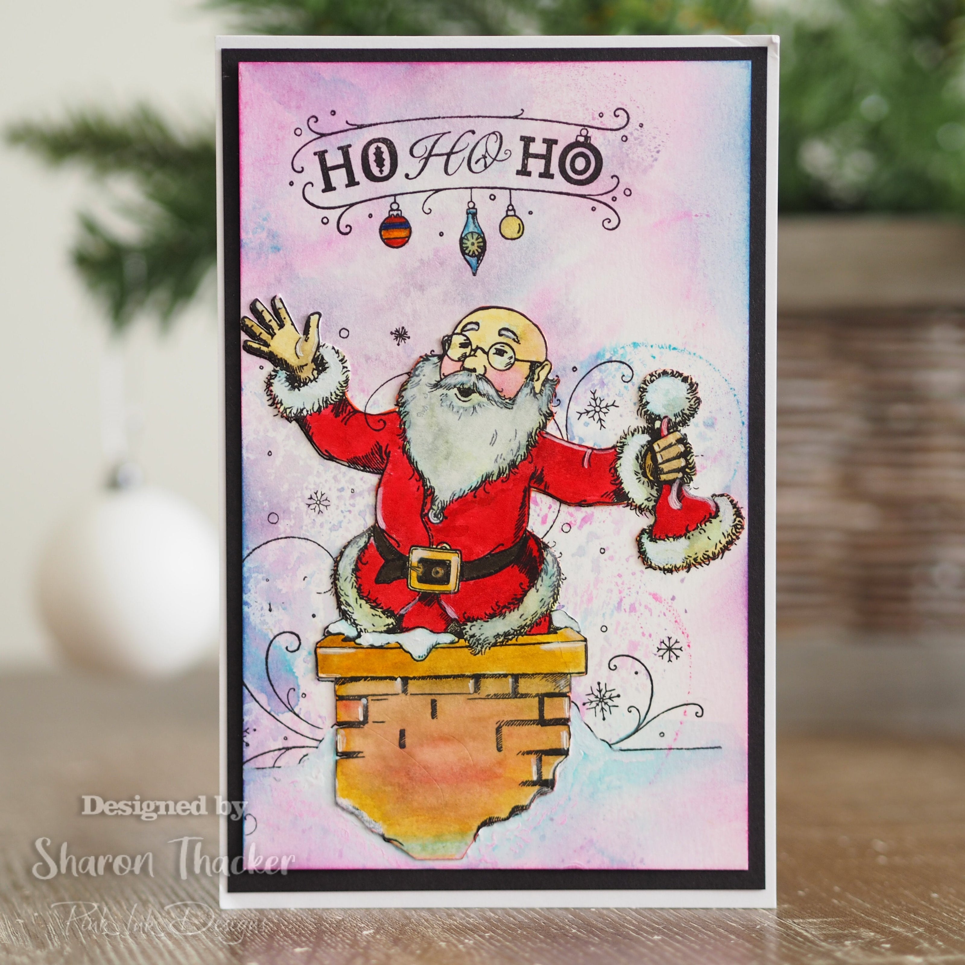 Pink Ink Designs Just Be-Claus A5 Clear Stamp