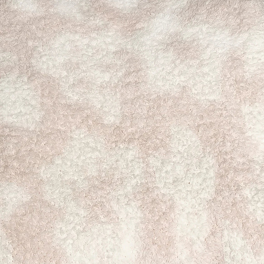 Primrose Pink and Soft White Vintage Floral Print Extended Throw