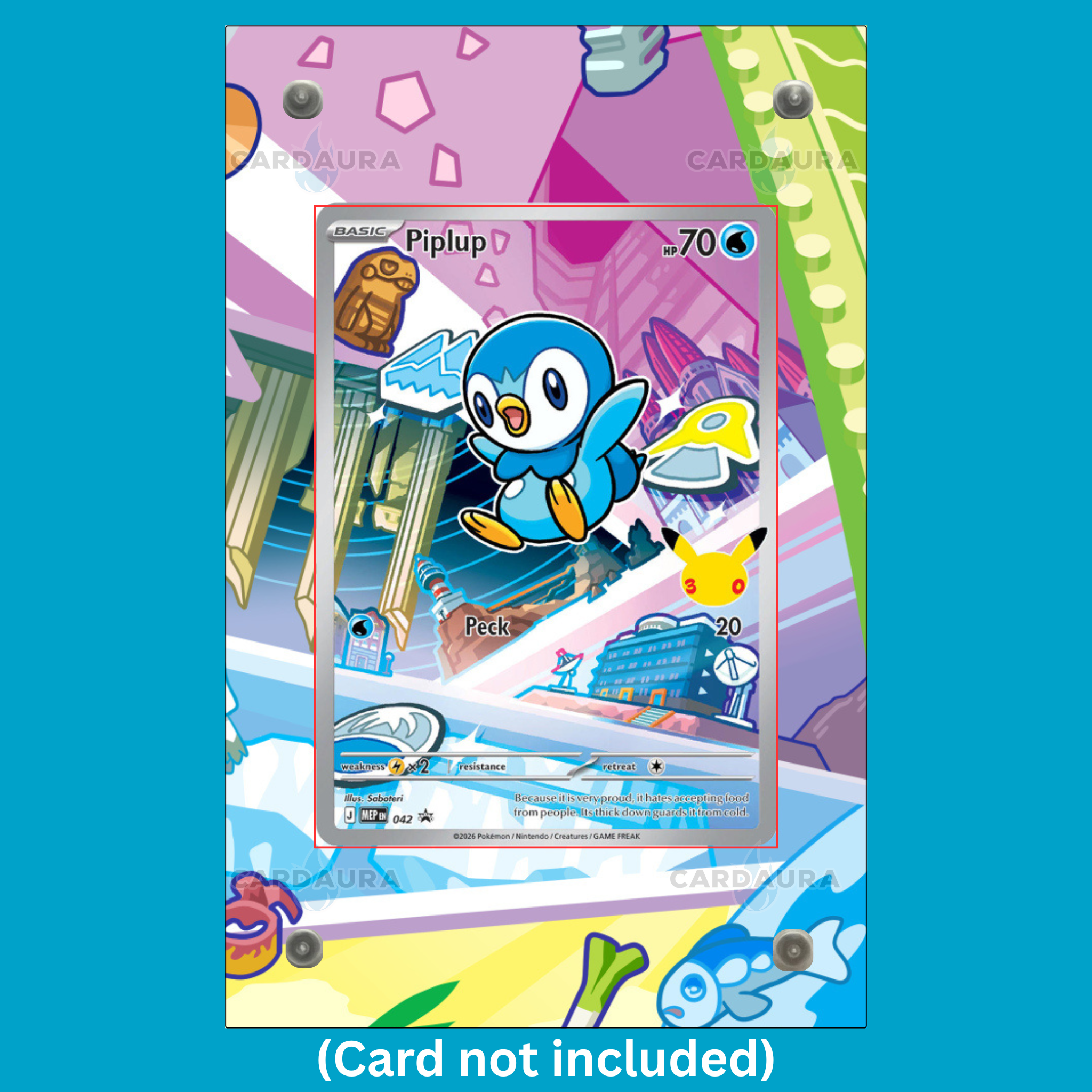 Piplup First Partner 042 (Ungraded) Display Case