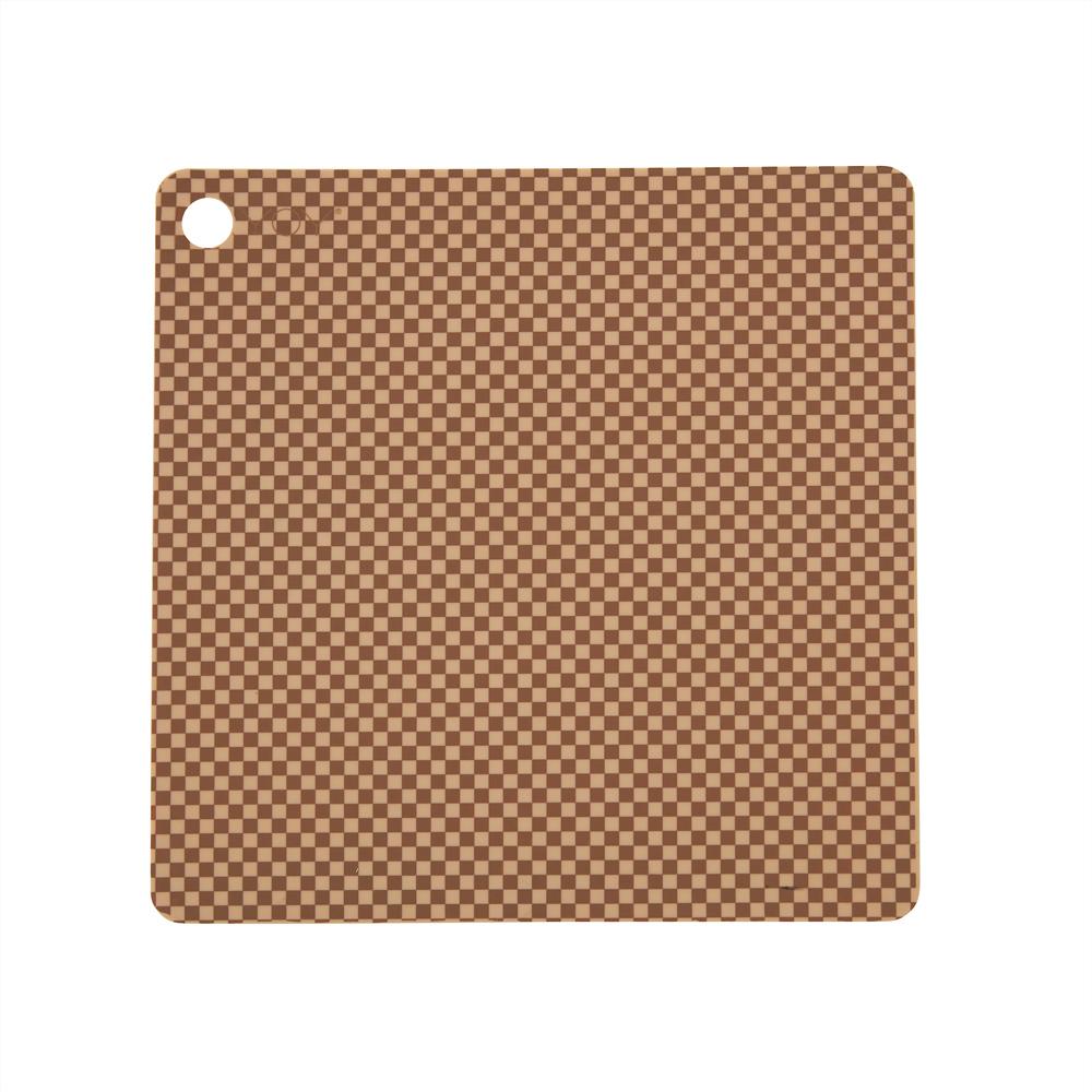 Placemat Checker - Pack of 2 - Camel