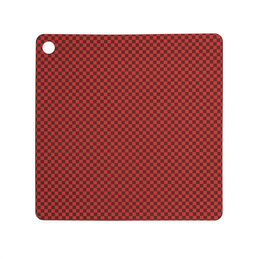Placemat Checker - Pack of 2 - Red