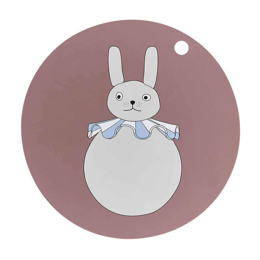 Placemat Rabbit Pompom