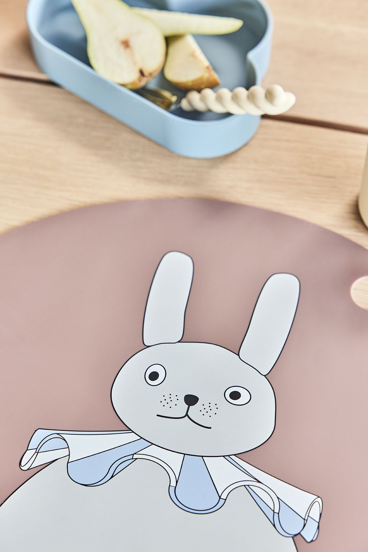 Placemat Rabbit Pompom