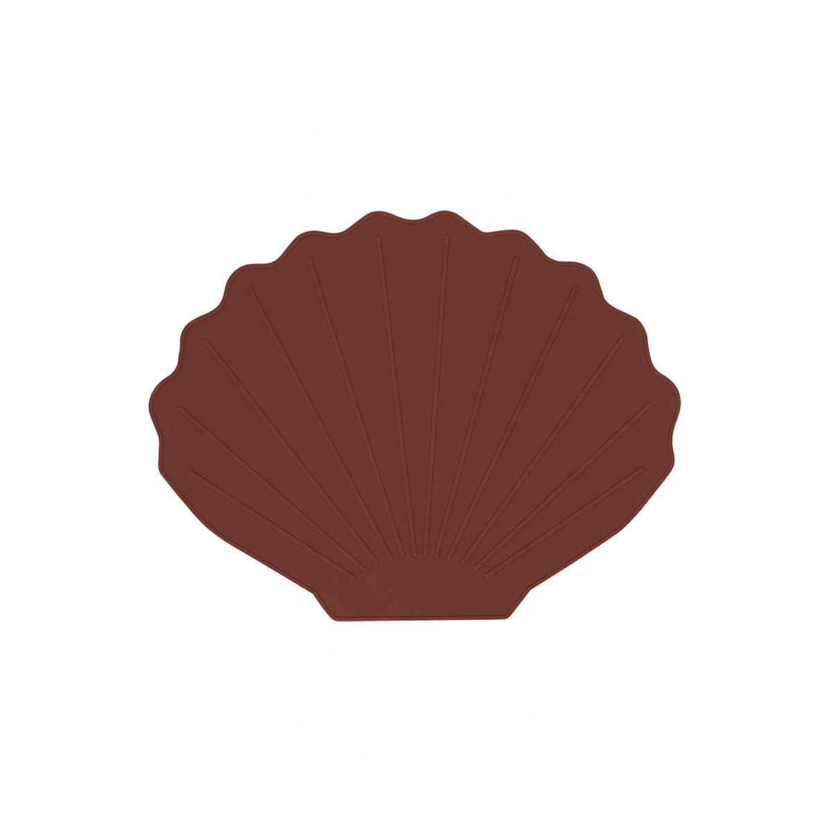 Placemat Scallop - Nutmeg
