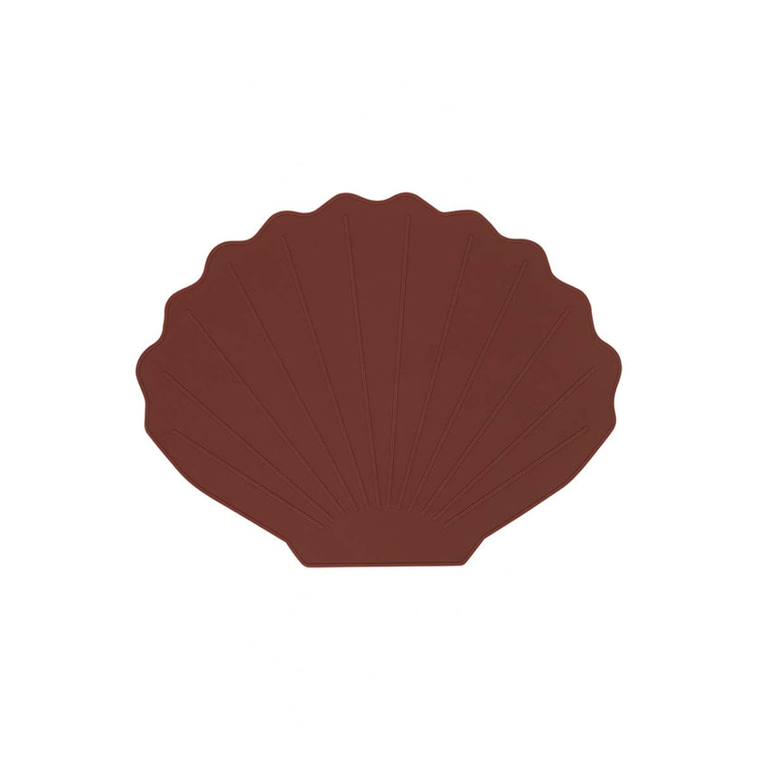 Placemat Scallop - Nutmeg