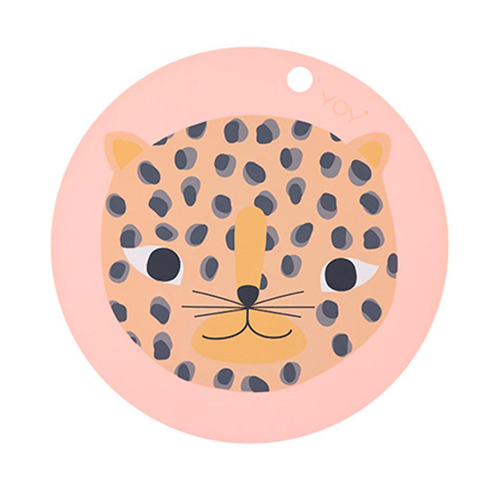 Placemat Snow Leopard - Coral