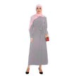Plain Color Simple Saudi Arabian Arab  Dress