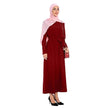 Plain Color Simple Saudi Arabian Arab  Dress