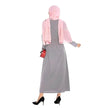 Plain Color Simple Saudi Arabian Arab  Dress