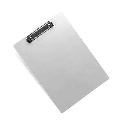 Planchette d'aluminium avec pince