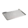 Plateau en aluminium perforé