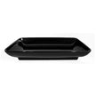 Plateau rectangulaire noir 14 x 8 x 2 pouces capacité 2.5 qt