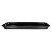 Plateau rectangulaire noir 24 x 6 x 2 pouces pour présentation alimentaire