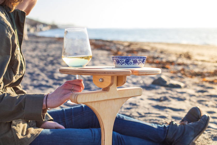 Kin-Bin plateau portable extérieur pour verres et bouteilles