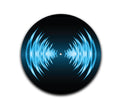 Blue Sound Waves Slipmat