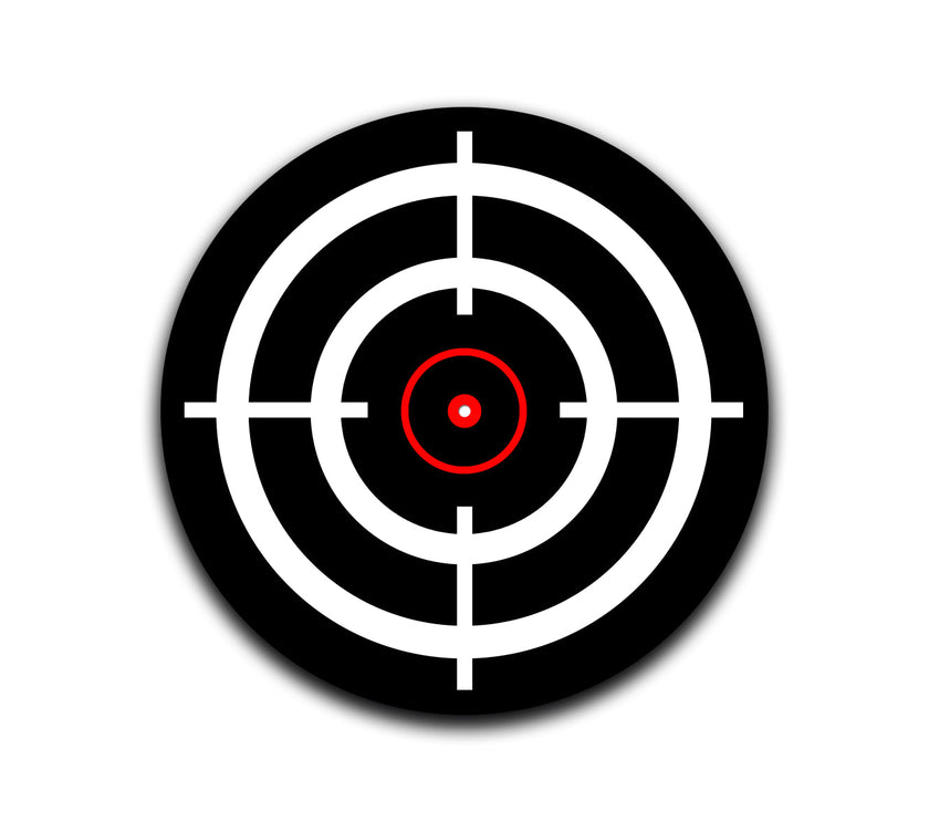 Black Crosshairs Slipmat