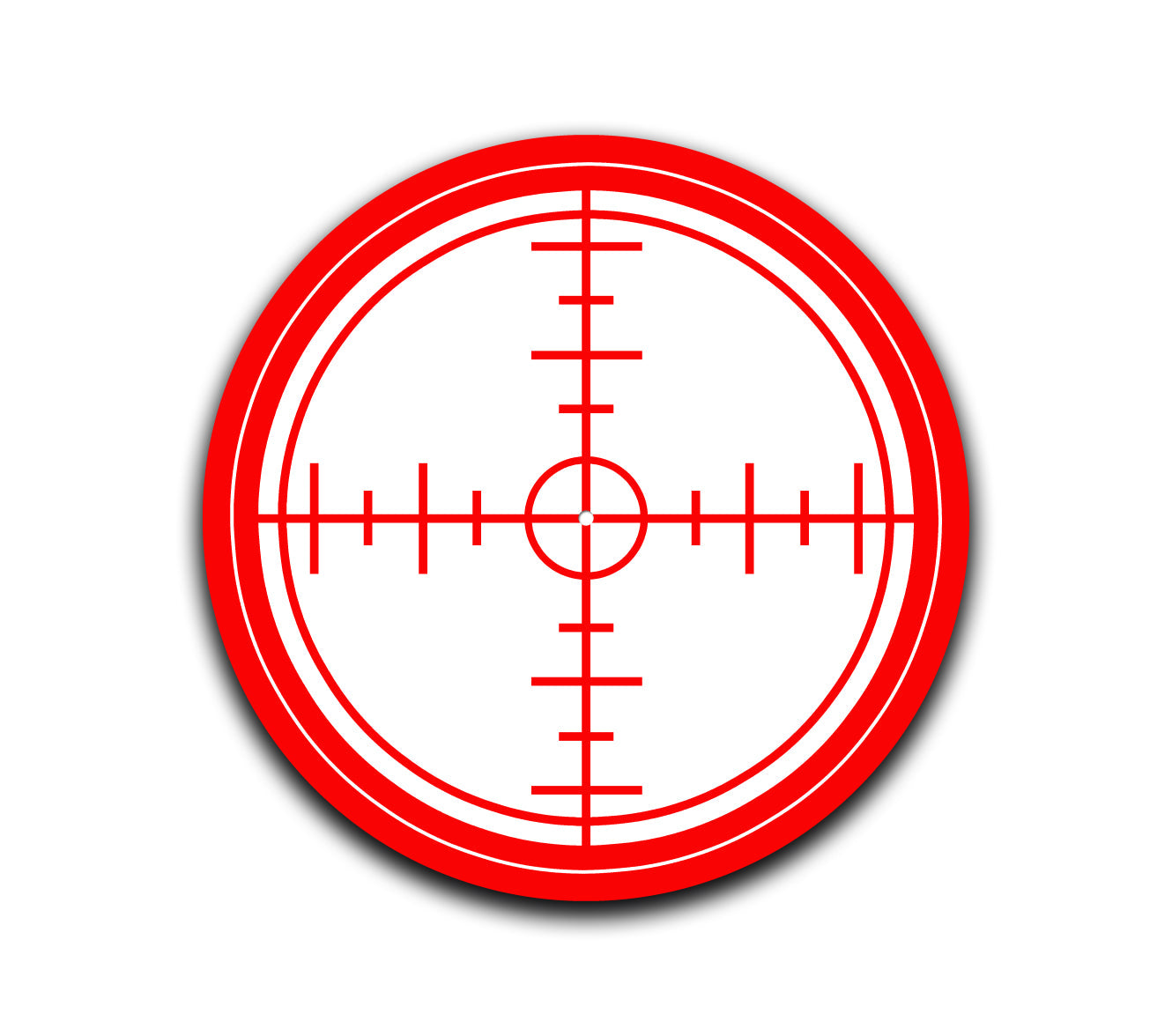 Red Crosshairs Slipmat