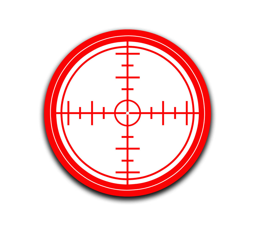 Red Crosshairs Slipmat