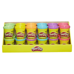 Play-Doh - Pot de 113 g, assortiment / Présentoir à étagères