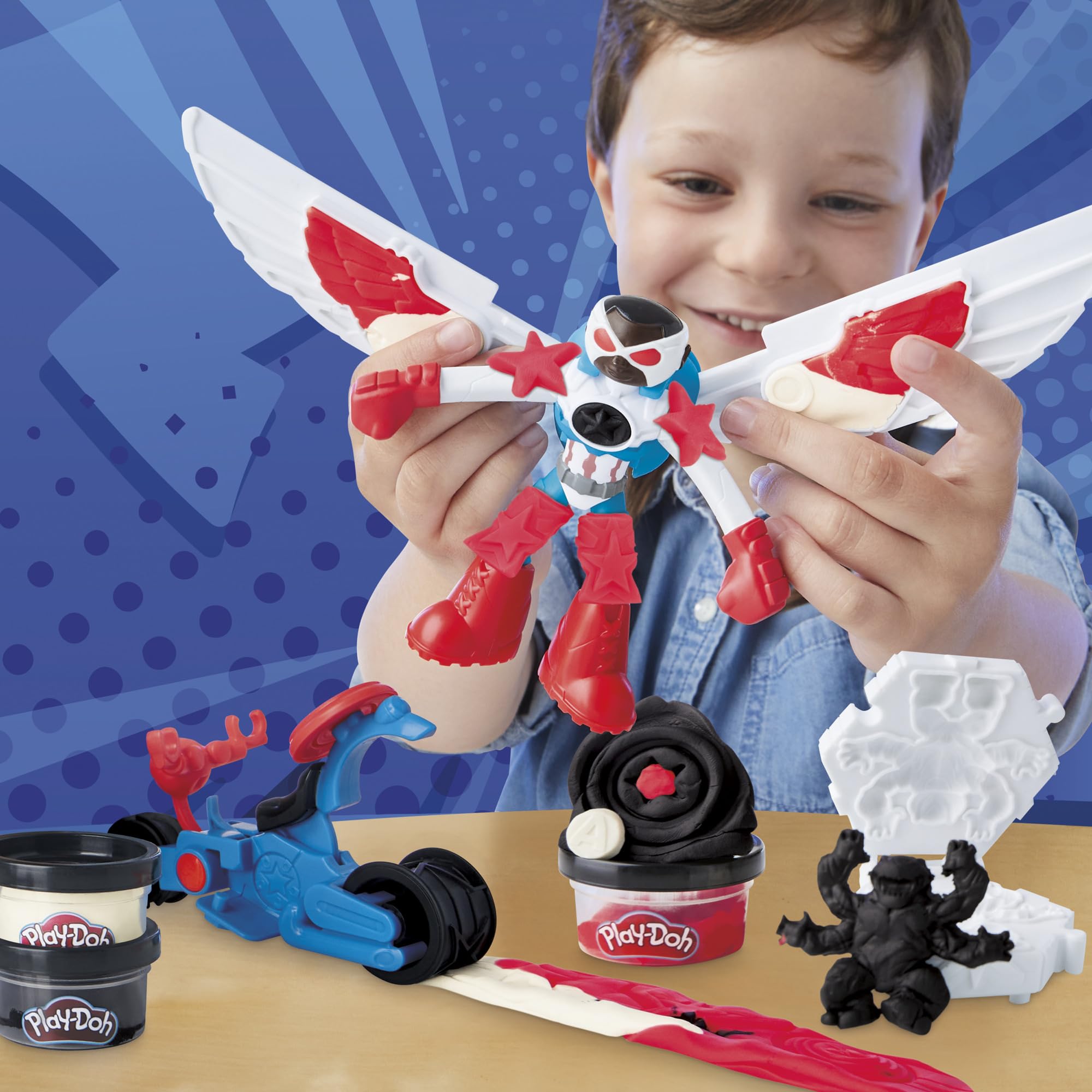 Play-Doh - Captain America Moto-Slicer