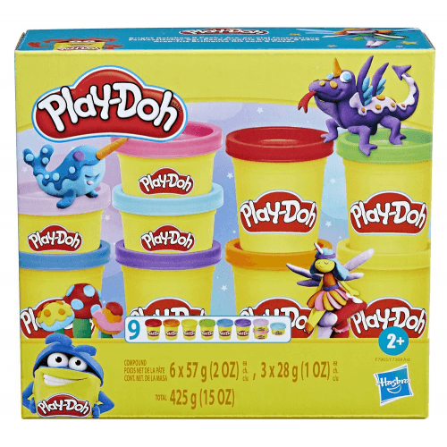 Play-Doh - Colorful Compound 9 Pack Ast