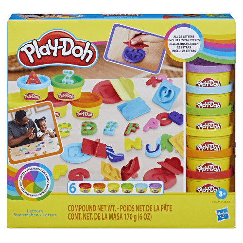 Play-Doh - Ensemble de tampons à lettres fondamentaux